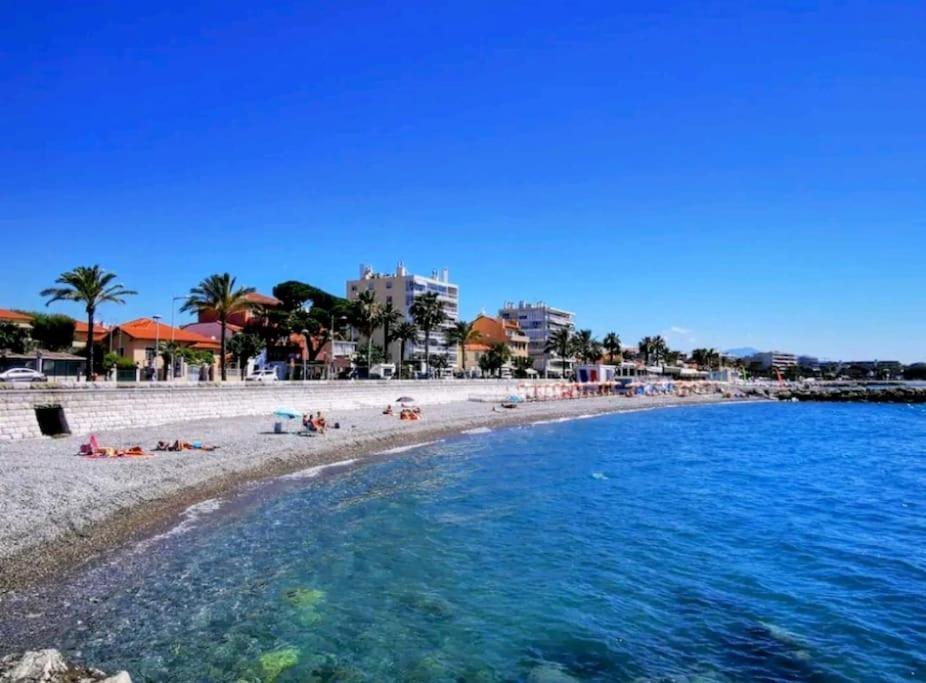 Cocon Marin 4 Studio Proche Mer Parking Wifi Cagnes-sur-Mer Exterior photo